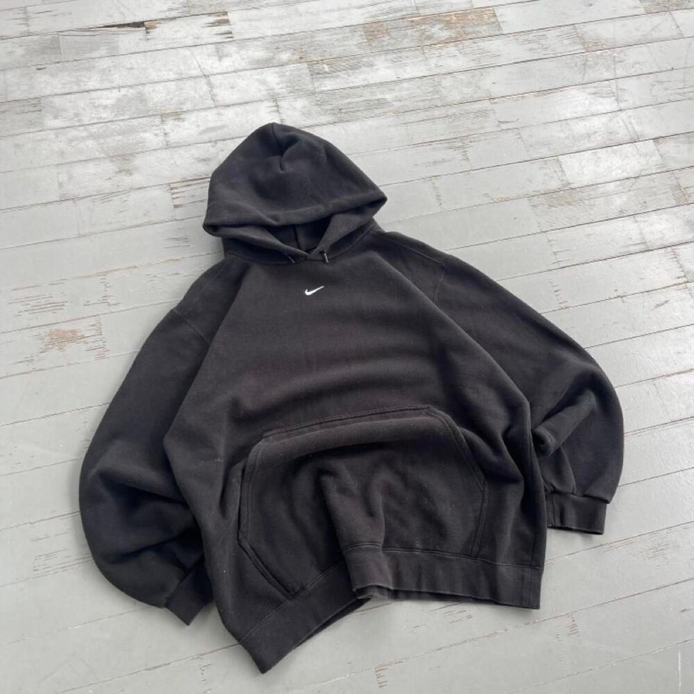 Vintage 90s Nike Center Swoosh Streetwear Y2K Hoodie